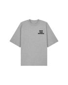 T-Shirt Boxy en coton beausejour amsterdam gris