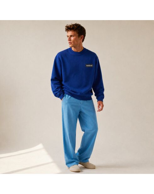 Sweat Basique Beauséjour bleu royal