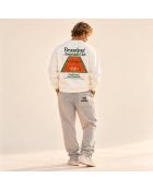 Sweatshirt en coton Amsterdam club crème