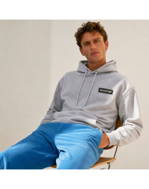 Hoodie basique Beauséjour gris