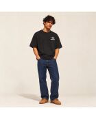 T-Shirt Boxy en coton Mokum noir