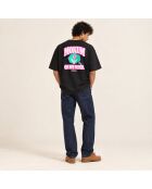 T-Shirt Boxy en coton Mokum noir