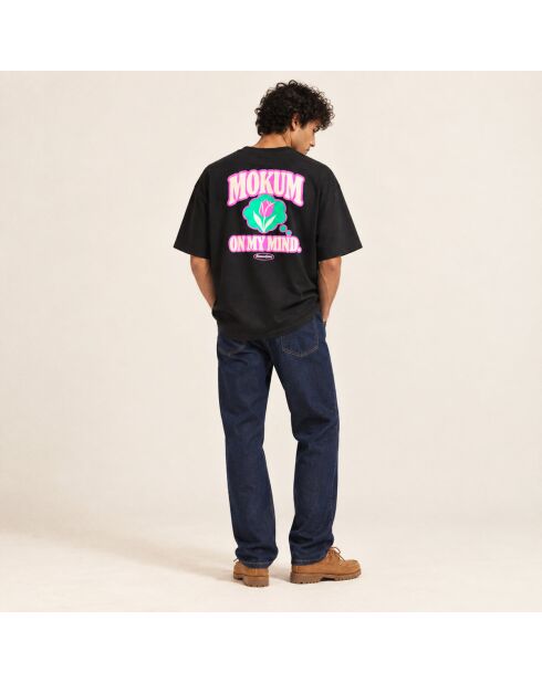 T-Shirt Boxy en coton Mokum noir