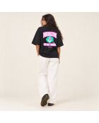 T-Shirt Boxy en coton Mokum noir