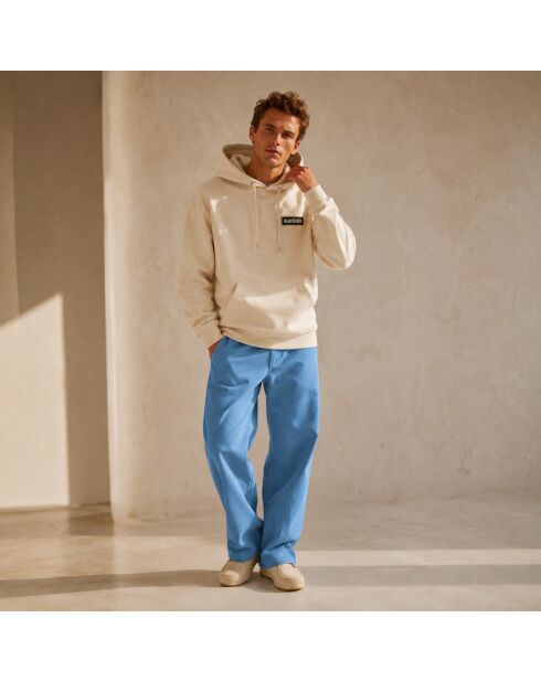 Hoodie basique Beauséjour crème