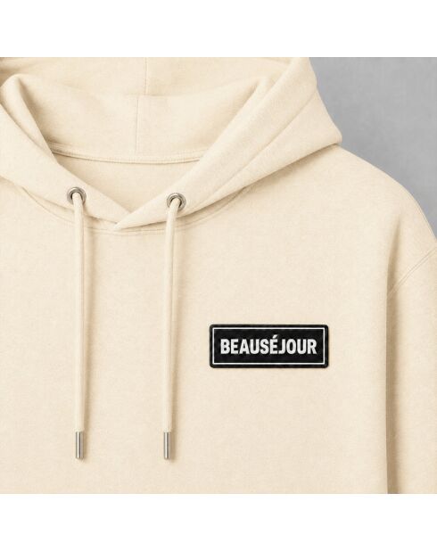 Hoodie basique Beauséjour crème