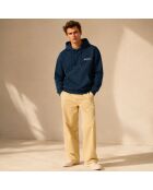 Hoodie basique Beauséjour bleu marine