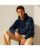 Hoodie basique Beauséjour bleu marine