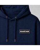 Hoodie basique Beauséjour bleu marine