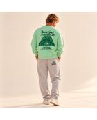 Sweatshirt en coton Amsterdam club vert