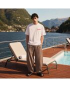 T-Shirt Boxy Wear Your Memories crème