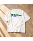 T-Shirt Boxy tampon blanc