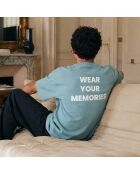 T-Shirt basique relax beausejour bleu gris