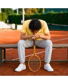 T-Shirt en coton Tennis society jaune