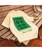 T-Shirt en coton Tennis society jaune