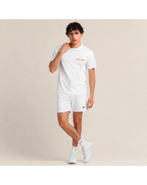 T-Shirt en coton Tennis society blanc