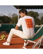 T-Shirt en coton Tennis society blanc