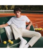T-Shirt en coton Tennis society blanc