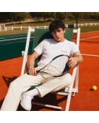 T-Shirt en coton Tennis society blanc