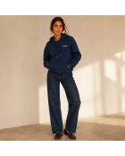 Hoodie basique Beauséjour bleu marine
