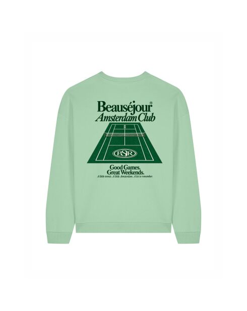 Sweatshirt en coton Amsterdam club vert