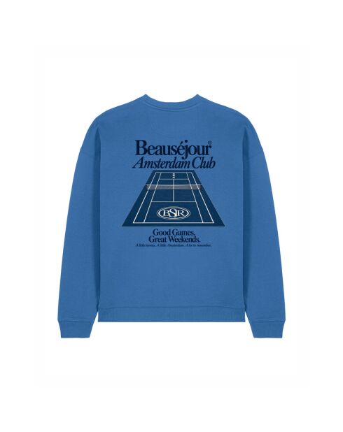 Sweatshirt en coton Amsterdam club bleu
