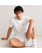 T-Shirt en coton The beausejour tennis club blanc