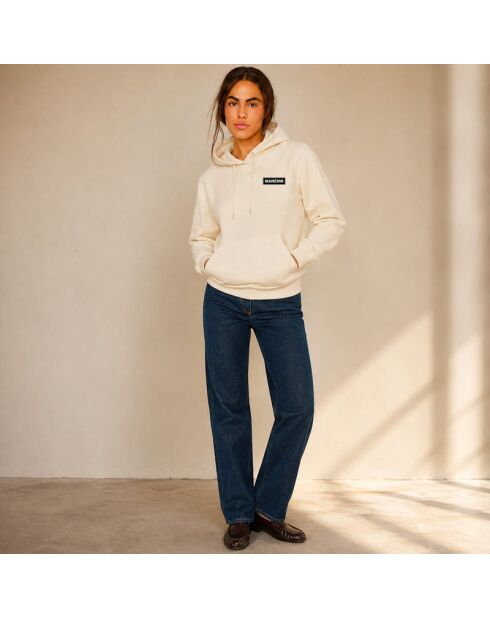 Hoodie basique Beauséjour crème