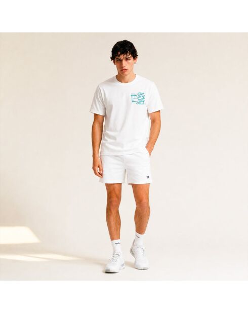 T-Shirt en coton chase the sun blanc