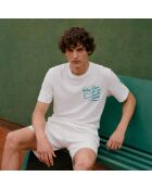 T-Shirt en coton chase the sun blanc