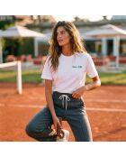 T-Shirt en coton Tennis society blanc