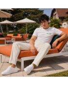 T-Shirt en coton Tennis society blanc