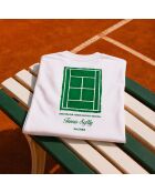 T-Shirt en coton Tennis society blanc