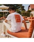 T-Shirt en coton Tennis society blanc