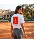 T-Shirt en coton Tennis society blanc