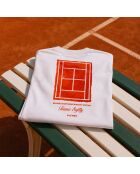 T-Shirt en coton Tennis society blanc