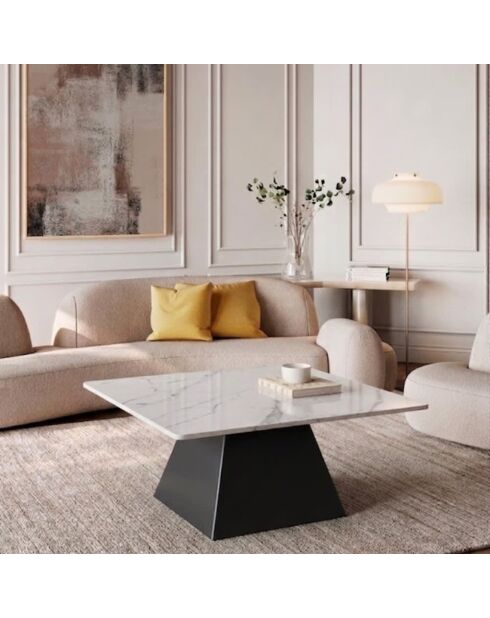 Table basse Scalea blanc - 80 x 80 x 43 cm