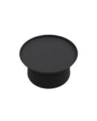 Table basse ronde Maiori noir - 70 x 70 x 36 cm