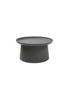Table basse ronde Maiori gris - 70 x 70 x 36 cm