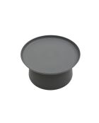 Table basse ronde Maiori gris - 70 x 70 x 36 cm