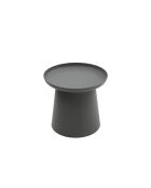 Table basse ronde Maiori gris - 50 x 50 x 46 cm