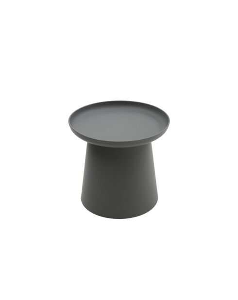 Table basse ronde Maiori gris - 50 x 50 x 46 cm