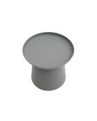 Table basse ronde Maiori gris - 50 x 50 x 46 cm
