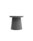 Table basse ronde Maiori gris - 50 x 50 x 46 cm