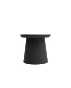 Table basse ronde Maiori noir - 50 x 50 x 46 cm