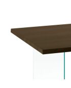 Table de salle à manger fixe en boisTrieste 200 chêne traité thermiquement/transparent - 200 x 100 x 76 cm