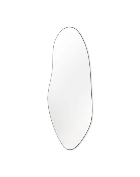 Miroir mural pleine longueur en verre Sarnico argent - 55 x 2 x 150 cm