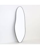 Miroir mural pleine longueur en verre Sarnico argent - 55 x 2 x 150 cm