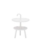 Table basse d'extérieur Palmanova blanc - 41 x ,41 x 55 cm