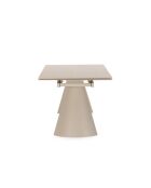 Table extensible en pierre frittée Parghelia crème - 180/260 cm